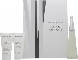 Issey Miyake L'Eau d'Issey Gavesett for Damer med Parfyme, Body Lotion og Dusjkremsett