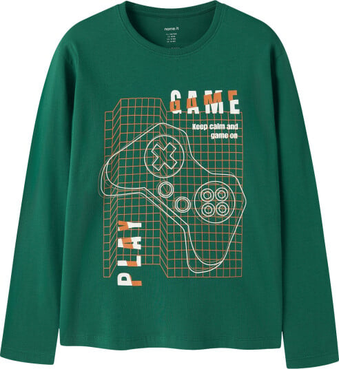 Name It Nkmvagno Ls Loose Top Green 122 128