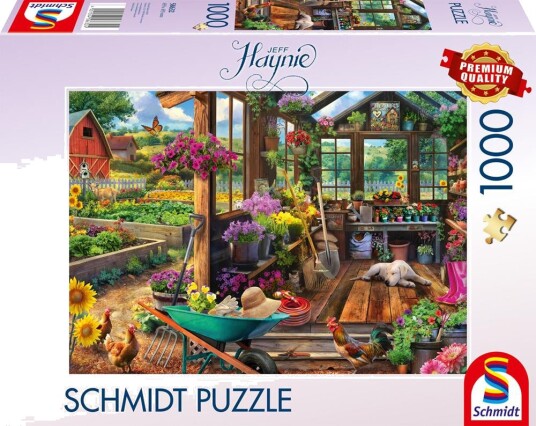Schmidt Spiele Puslespill 1000 Brikker Sjarmerende Drivhus