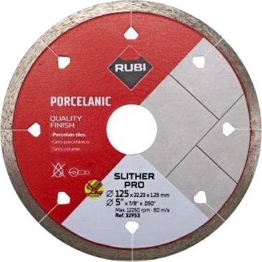 Rubi Slither 125mm Diamantblad for Elektroverktøy