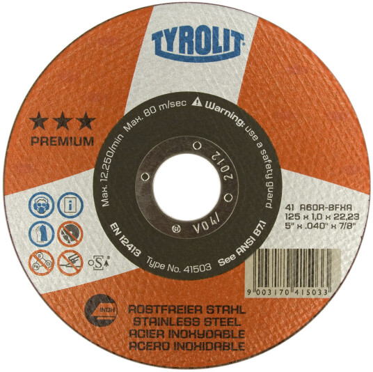 Kutteskive Premium 42F ø125Ã3 A30R-BFXA