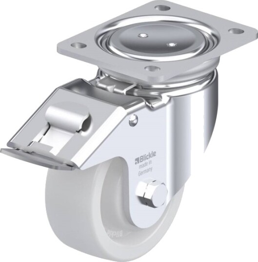 Blickle 755134 Luh-Spo 127K-Fi Styrehjul Med Brems Hjuldiameter: 125 Mm Bæreevne (Maks.): 750 Kg 1 Stk