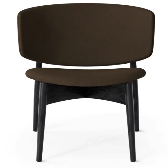 Ferm Living Herman Loungestol Grain   Black/Chocolate