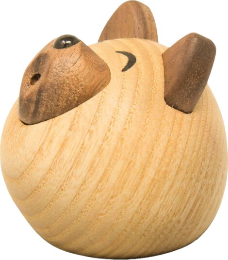 FableWood - Luna ulveunge trefigur 5 cm ask/valnøtt