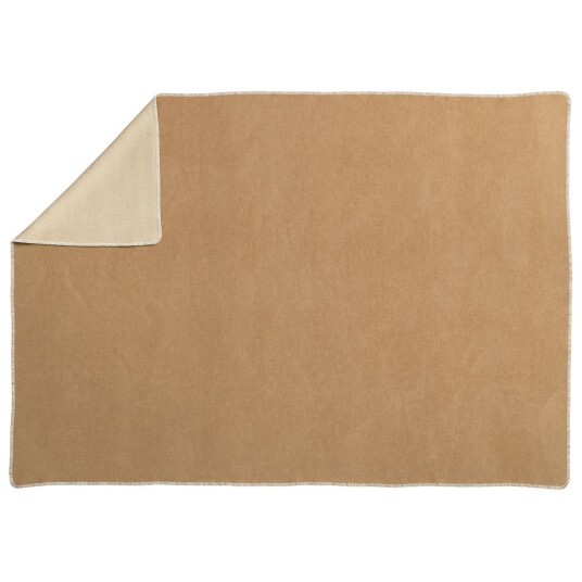Pappelina Blanket matte 140x200 cm ylva ochre / cream