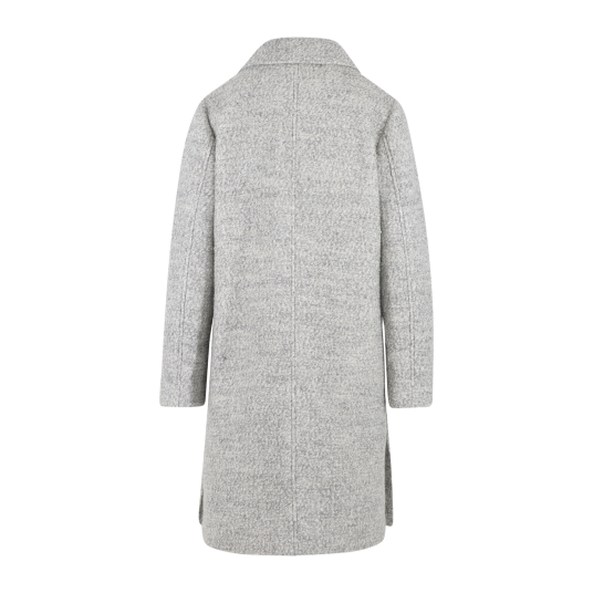 Hanni Coat Light grey S Loop knit wool coat