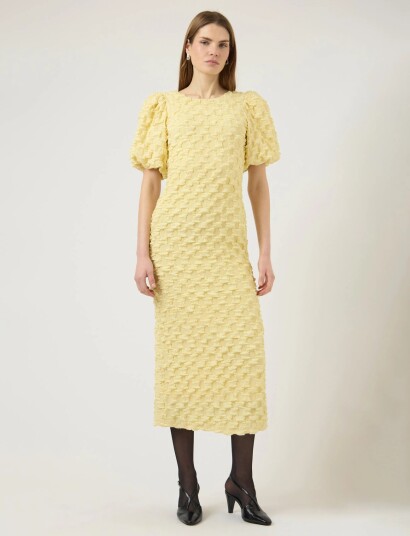YAS Yasmiamaja 2/4 Long Dress   Celeb   Yellow   40