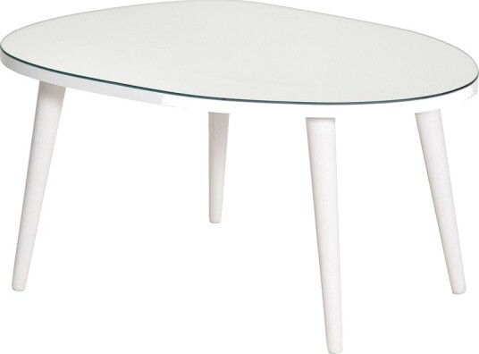 Samtens Sofabord 75 cm - Hvit