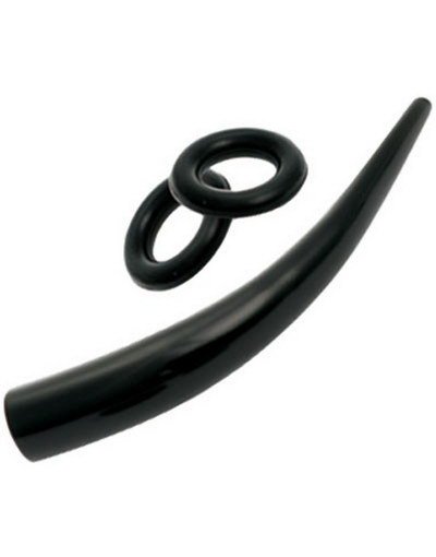 Akryl Claw Sort Ørepiercing