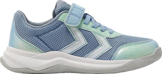 Hummel Innesko   Flerspill Flex VC 2.0 Jr   Dusty Blue   Hummel   29   Innesko Grå Hvit Lyseblå