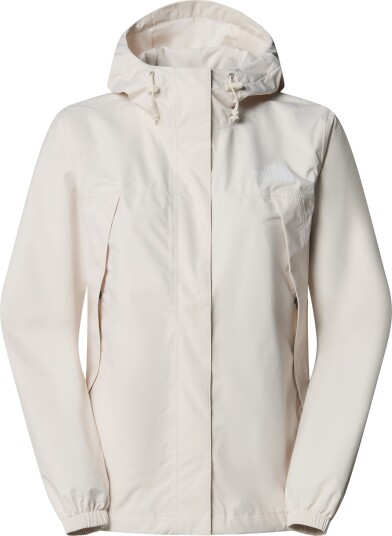 The North Face Women"s Antora Rain Jacket White Dune XXL