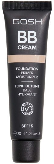 Gosh Copenhagen BB Cream Foundation 30 ml #02 Beige med SPF 15 - Fuktighetsgivende