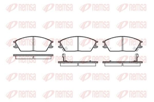 Bremseklosser REMSA 0224.02
