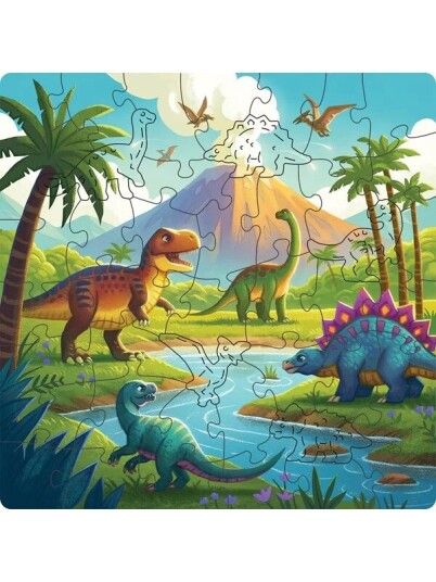 Ravensburger Dinosaurs 44pc Wooden Puzzle Ravensburger Dinosaurs 44pc Wooden Puzzle