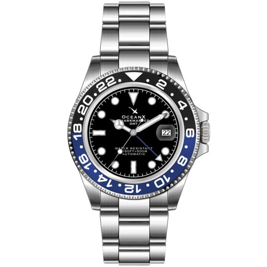 OceanX Sharkmaster GMT SMS-GMT-541 - Herre - 42 mm - Analog - Automatisk - Safirglass