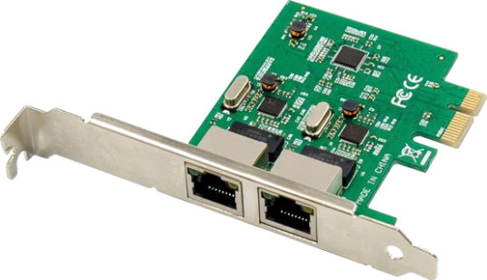 Kontroler Microconnect Pci-E 8111F Dual-Rj45 Gigabit