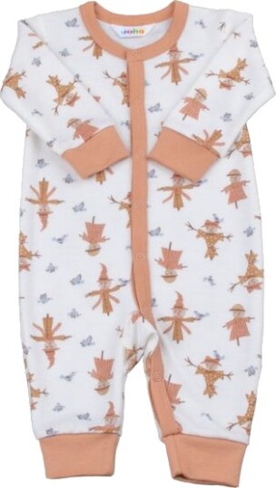 Joha Scarecrow ull/bambus heldress - korall Joha Scarecrow ull/bambus heldress - korall