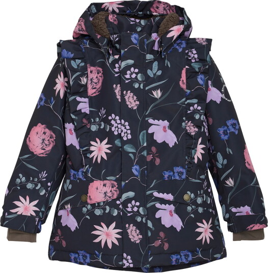 En Fant Jacket W. Frills Aop - Multi/patterned - 116
