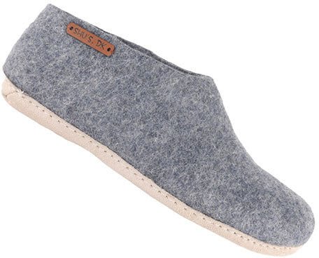 SHUS SHU`S Hjemmesko m. Læder Sål Denim   46