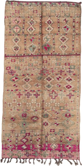 Kelim teppe Marokkansk Azilal Special Edition 370 x 180 cm Størrelse: 370 x 180 cm