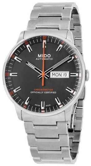 Mido Herreklokke M021.431.11.061.01 Commander Grå/Stål Ø40 mm