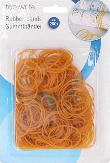 Topwrite Topwrite Gummibånd Til Reseptdispensere 200 Stk Topwrite Topwrite Gummibånd Til Reseptdispensere 200 Stk