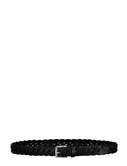 Gant Leather Braided Belt - Black - 80