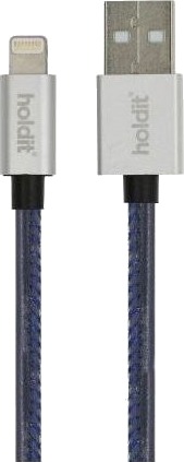 Holdit Usb-A Til Lightning-Kabel 1 M Mørkeblå (612663) Holdit Usb-A Til Lightning-Kabel 1 M Mørkeblå (612663)