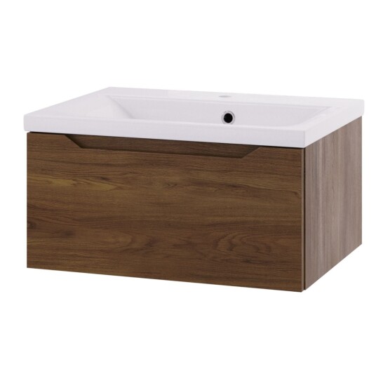 Linn Bad Emma D45 Servantskap med 1 Skuff Mørk eik / 60cm