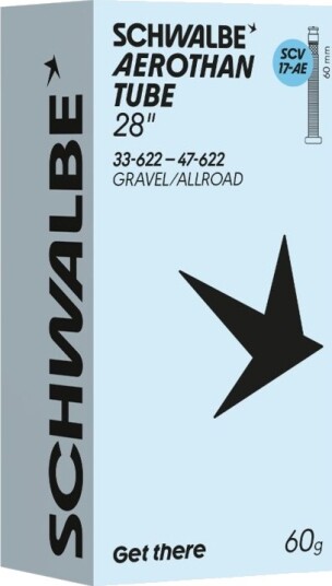 Schwalbe Aerothan Tube Scv17-Ae 700 X 33-47 (33-47X622) Clik 60 Mm
