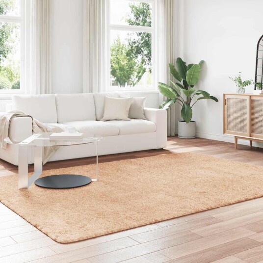 Flossteppe med lang luv NAVARRA beige 200x290 cm polyester 8721158558312