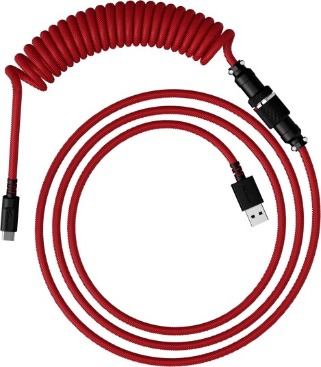 HyperX spiralkabel for tastatur (rød/sort) HyperX spiralkabel for tastatur (rød/sort)