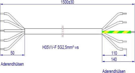 BACHMANN Cordset for stove
