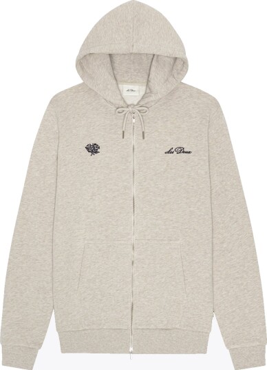 Les Deux Deux Zipper Hoodie Beige L