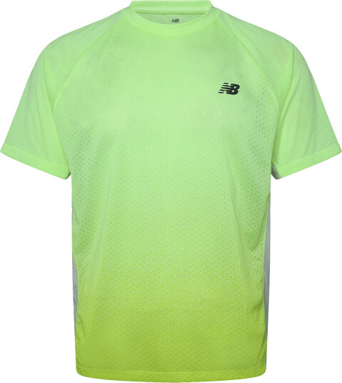 New Balance Viz Tech Run T Shirt Yellow S