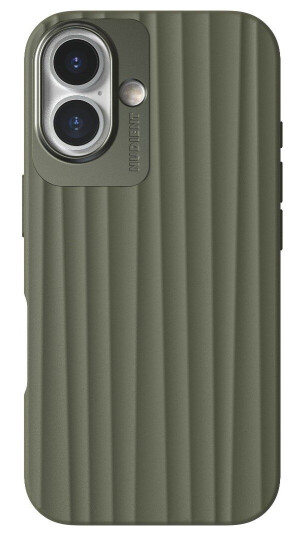 NUDIENT iPhone 16 Bold MagSafe deksel, Olive green