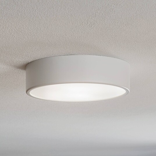 TEMAR LIGHTING Cleo 300 taklampe hvit sensor IP20 Ø 30 cm metall