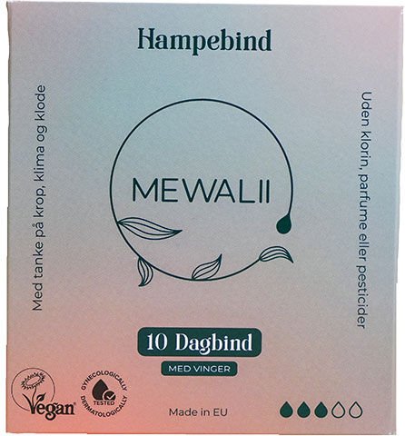 Mewalii Dagbind 10 stk. med vinger 1 Pakker