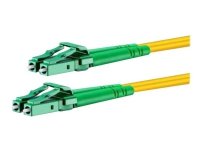 MicroConnect - Koblingskabel - LC/APC-enkeltmodus (hann) til LC/APC-enkeltmodus (hann) - 2 m - 2 mm - fiberoptisk - dupleks - OS2 - halogenfri - gul MicroConnect - Koblingskabel - LC/APC-enkeltmodus (hann) til LC/APC-enkeltmodus (hann) - 2 m - 2 mm - fiberoptisk - dupleks - OS2 - halogenfri - gul