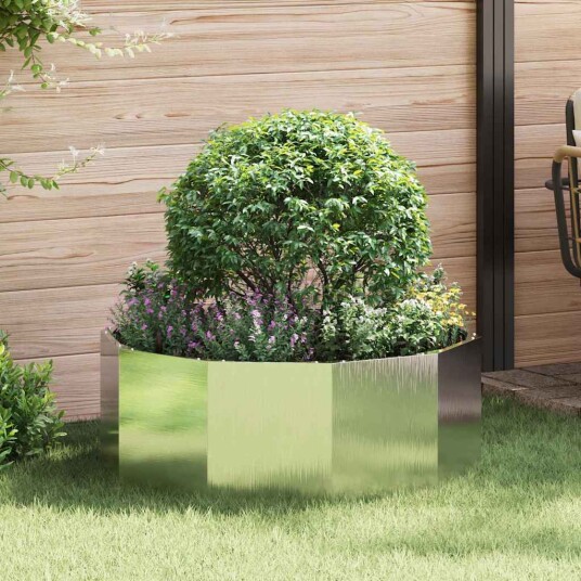vidaXL Plantekassed sølv 90 x 90 x 35 cm Rustfritt Stål vidaXL Plantekassed sølv 90 x 90 x 35 cm Rustfritt Stål