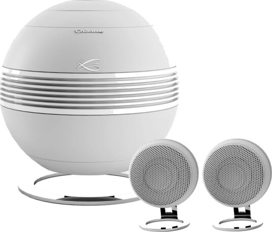 Cabasse The Pearl Keshi, hvit Streaming stereoanlegg, inkl. subwoofer