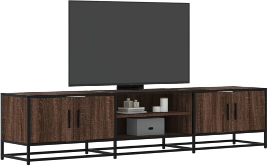 TV-benk brun eik 180x35x41 cm konstruert tre 8721102922855