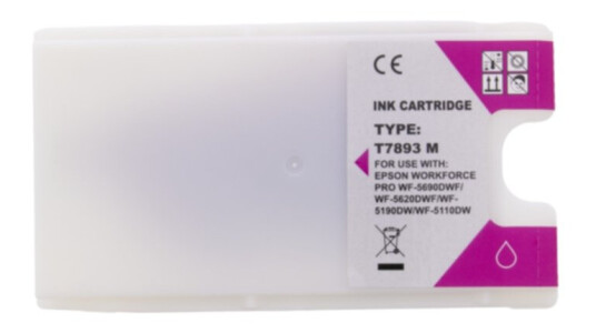 T7893, Blekkpatron magenta, 2.900 sider, inkClub