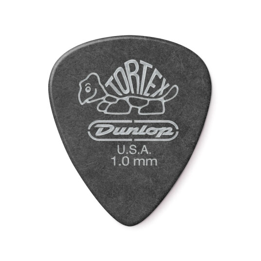 Dunlop Tortex Pitch Svart Standard 1.00mm 12 Pick Pack
