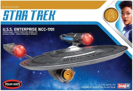 Polar Lights 1/2500 Star Trek U.S.S. Enterprise NCC-1701 - Snap Kit Polar Lights 1/2500 Star Trek U.S.S. Enterprise NCC-1701 - Snap Kit
