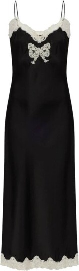 Loveshackfancy Dame Kjoler Svart XS, Loveshackfancy Dame Kjoler Svart XS,