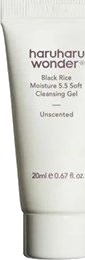 haruharu wonder Black Rice Moisture 5.5 Soft Cleansing Gel 20 ml
