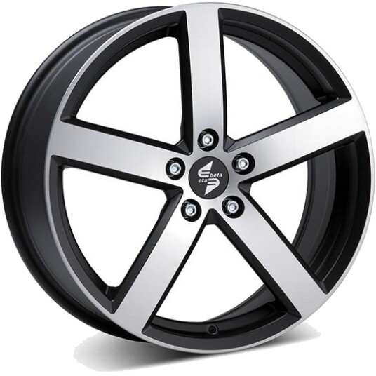Eta Beta Eros M.Blk/Pol 6.5 x 16 CB57,10 ET33 5/112 6.5 x 16