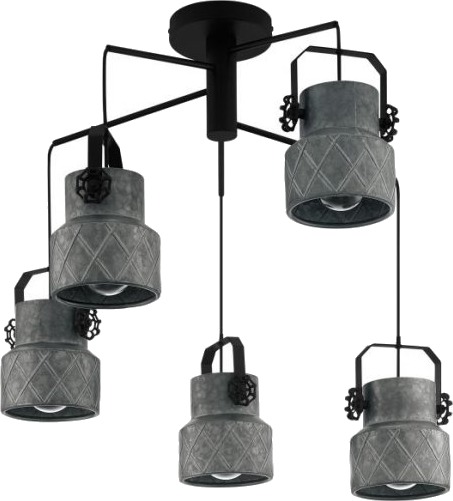 Eglo Hilcott Klynge 6Xe27 Zink