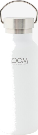 Drop of Mindfulness Dom drikkeflaske - hvit